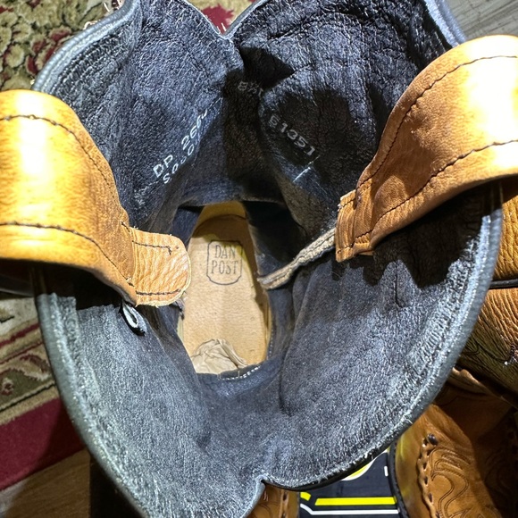 Dan Post buck stick deerskin boots - Picture 2 of 8